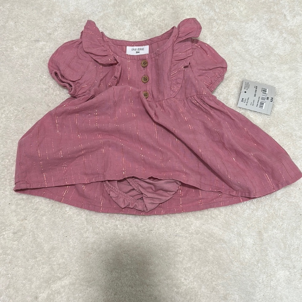 Okie Dokie- Girls dress and bloomers